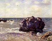 Alfred Sisley Langland Bay,Storr s Rock-Morning oil